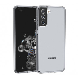 Casecentive Shockproof case Samsung Galaxy S21 Ultra black transparant