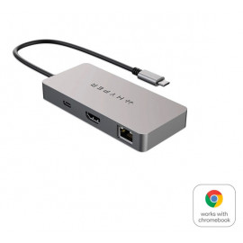 Hyper HyperDrive 5-in-1 USB-C hub grey(Works with Chromebook)