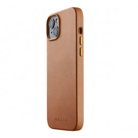Mujjo Leather Case with MagSafe iPhone 14 / 15 Plus brown