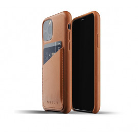 Mujjo Leather Wallet Case iPhone 11 Pro bruin