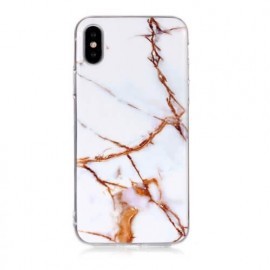 Casecentive Slim Hardcase Marble iPhone X / XS wit 