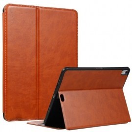Casecentive Folio Leren Wallet case iPad Pro 11 inch bruin