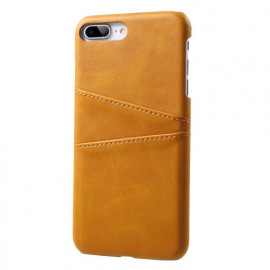 Casecentive Leren Wallet back case iPhone 7 / 8 plus tan