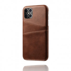 Casecentive Leren Wallet back case iPhone 12 Pro Max Brown 