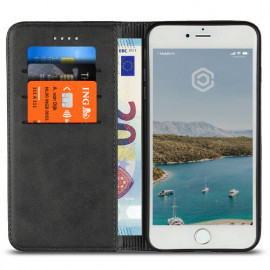Casecentive Leren Wallet case iPhone 7 / 8 Plus zwart
