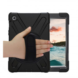 Casecentive Handstrap Hardcase with handstrap Galaxy Tab S5E 10.5 black