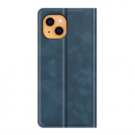 Casecentive Magnetic Leather Wallet iPhone 14 Plus blue