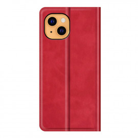 Casecentive Magnetic Leather Wallet iPhone 14 Pro Max red