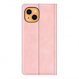 Casecentive Magnetic Leather Wallet iPhone 14 Pro pink