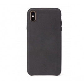 Decoded Leren case iPhone XR zwart