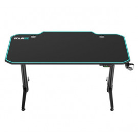 Fourze D1400-E Adjustable Gaming Desk black / green
