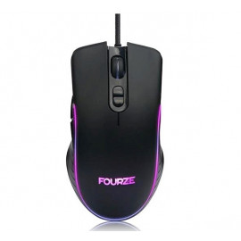 Fourze GM120 gaming mouse RGB black
