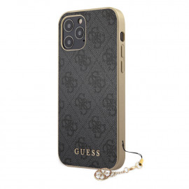 Guess 4G Charms Case iPhone 12 / 12 Pro grey