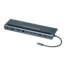 i-Tec USB-C Metal 4K Triple Display Docking Station (PD) + Universal Charger 112 W