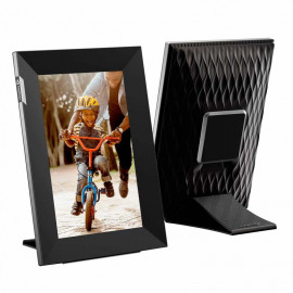 Nixplay Touch Screen Smart Photo Frame 8 inch black silver 
