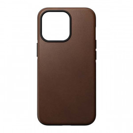 Nomad Modern Leather Case Magsafe iPhone 13 Pro brown