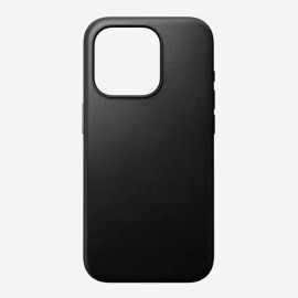 Nomad Modern Leather Case Magsafe iPhone 15 Pro black