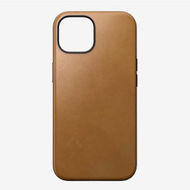Nomad Modern Leather Case Magsafe iPhone 15 tan