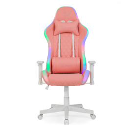 Ranqer Halo gaming chair RGB / LED soft pink