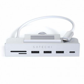 Satechi USB-C Clamp Hub for 24 inch iMac silver