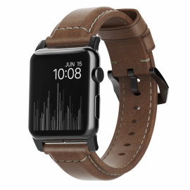 Nomad traditional leather strap Apple Watch 42mm / 44mm / 45mm / 49mm brown / black