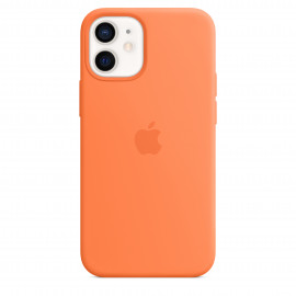 Apple Silicone MagSafe Case iPhone 12 Mini Kumquat 