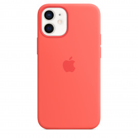 Apple Silicone MagSafe Case iPhone 12 Mini Pink Citrus