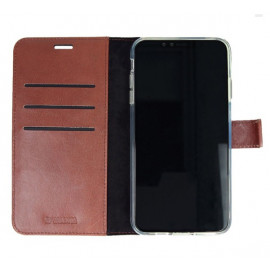 Valenta Booklet Leather Gel Skin iPhone 11 bruin