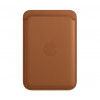 Apple Leather Card Holder with MagSafe (1st gen) for iPhone Saddle brown