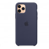 Apple silicone case iPhone 11 Pro Midnight Blue