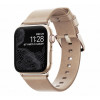 Nomad Modern slim leather strap Apple Watch 38 / 40 mm gold