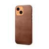 Casecentive Leather Back case iPhone 13 Mini brown