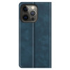 Casecentive Magnetic Leather Wallet case iPhone 13 Pro Max blue