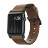 Nomad modern leather strap Apple Watch 42mm / 44mm / 45mm / 49mm brown / black