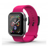 SuperDry siliconen band Apple Watch 38 / 40mm roze