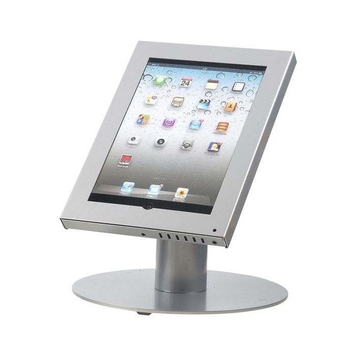 Tablet tafelstandaard Silver iPad en Galaxy Tab grijs