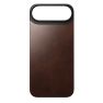 Nomad Magnetic Leather Case iPhone Air Rustic Brown Horween sticky
