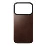 Nomad Magnetic Leather Case iPhone 17 Pro Rustic Brown Horween sticky