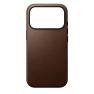 Nomad Modern Leather Case iPhone 17 Pro Brown sticky