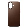 Nomad Modern Leather Case iPhone 17 Brown sticky