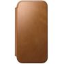 Nomad Modern Leather Folio iPhone 17 Pro Max English Tan sticky