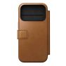 Nomad Modern Leather Folio iPhone 17 Pro English Tan sticky