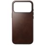Nomad Traditional Leather Case iPhone 17 Pro Max Brown sticky