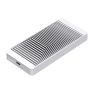 Casecentive M.2 NVMe SSD Enclosure 80Gbps silver  sticky