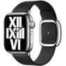 Apple Leather Band Modern Buckle Apple Watch Medium 38mm / 40mm / 41mm - Ink - Size M sticky