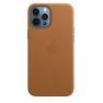 Apple Leather MagSafe Case iPhone 12 Pro Max Saddle Brown sticky