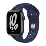 Apple Nike Sport Band Apple Watch 42mm / 44mm / 45mm / 49mm Midnight Navy/Mystic Navy sticky