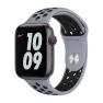 Apple Nike Sport Band Apple Watch 38mm / 40mm / 41mm Obsidian / Mist Black sticky