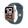 Apple Sport Band Apple Watch 40mm / 41mm / 42mm Lake Green S/M sticky