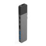 Hyper Net hub USB-C Macbook pro dark grey sticky